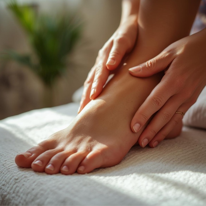 Heel treatment at carol stream spa